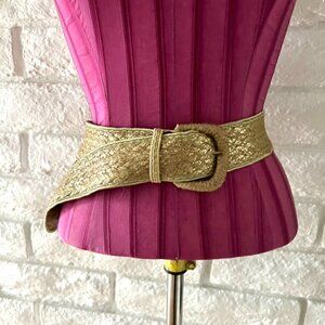 Lauren by Ralph Lauren Woven Raffia Belt